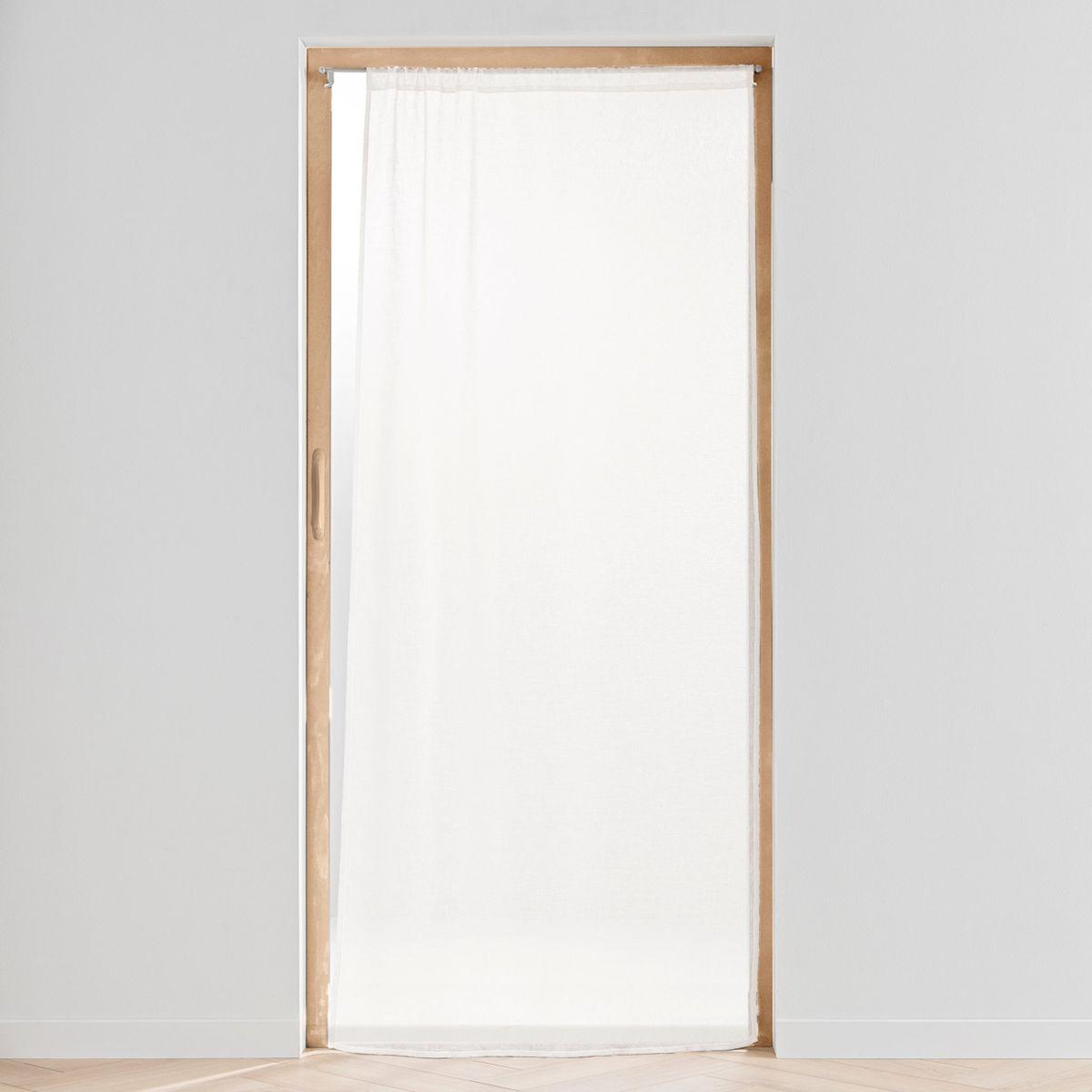 Douceur d'Intérieur Voilage passe-tringle  carlin  90x200cm naturel