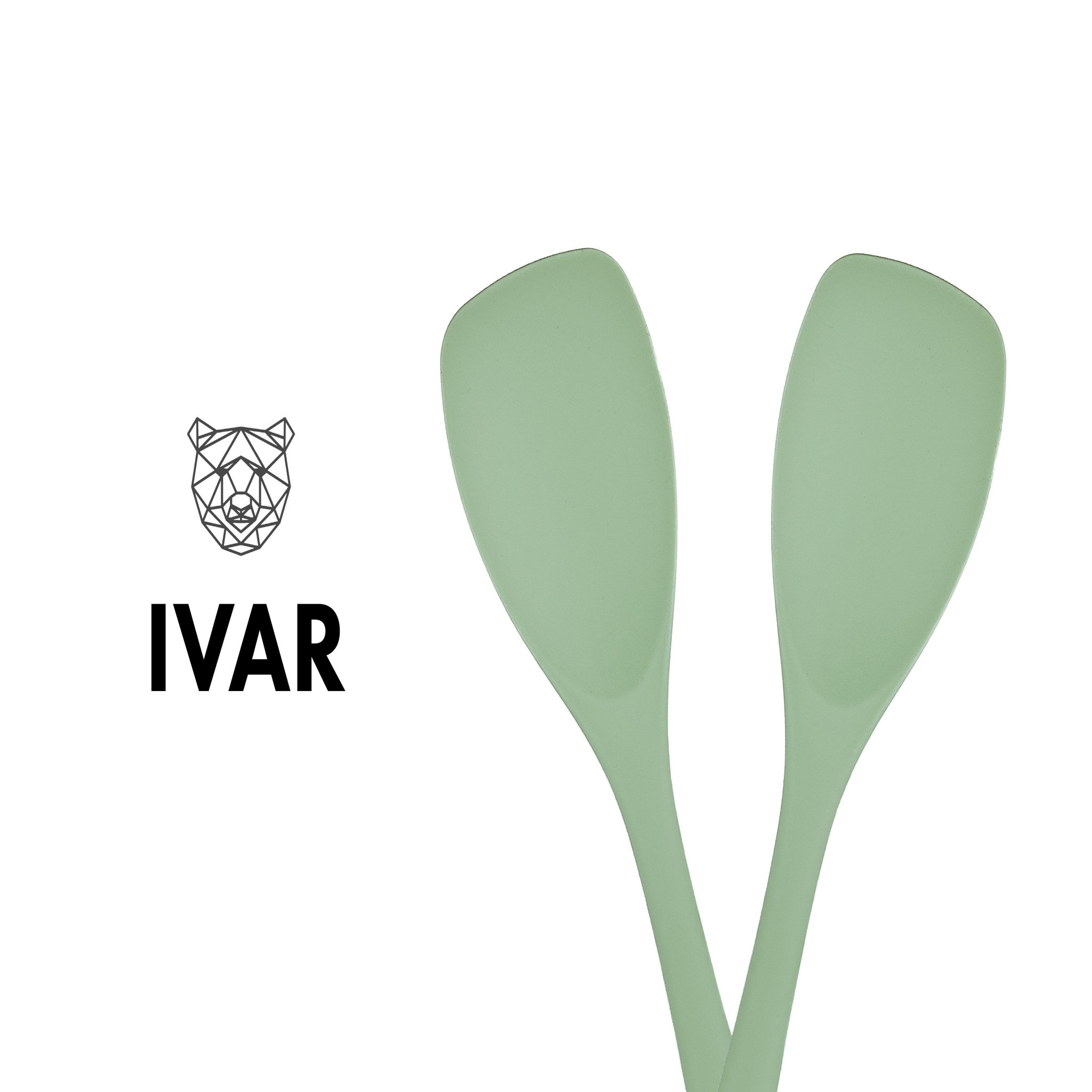 Voir la diapositive 3 : BJORN Couverts à salade en silicone IVAR