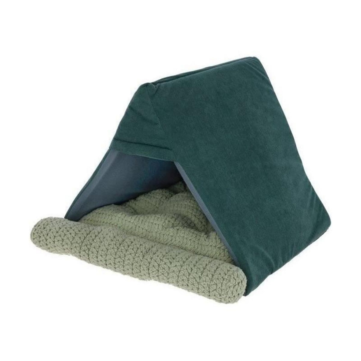 KERBL Couchette pour chats - KERBL - ANNE - 45 x 40 x 34 cm - Vert
