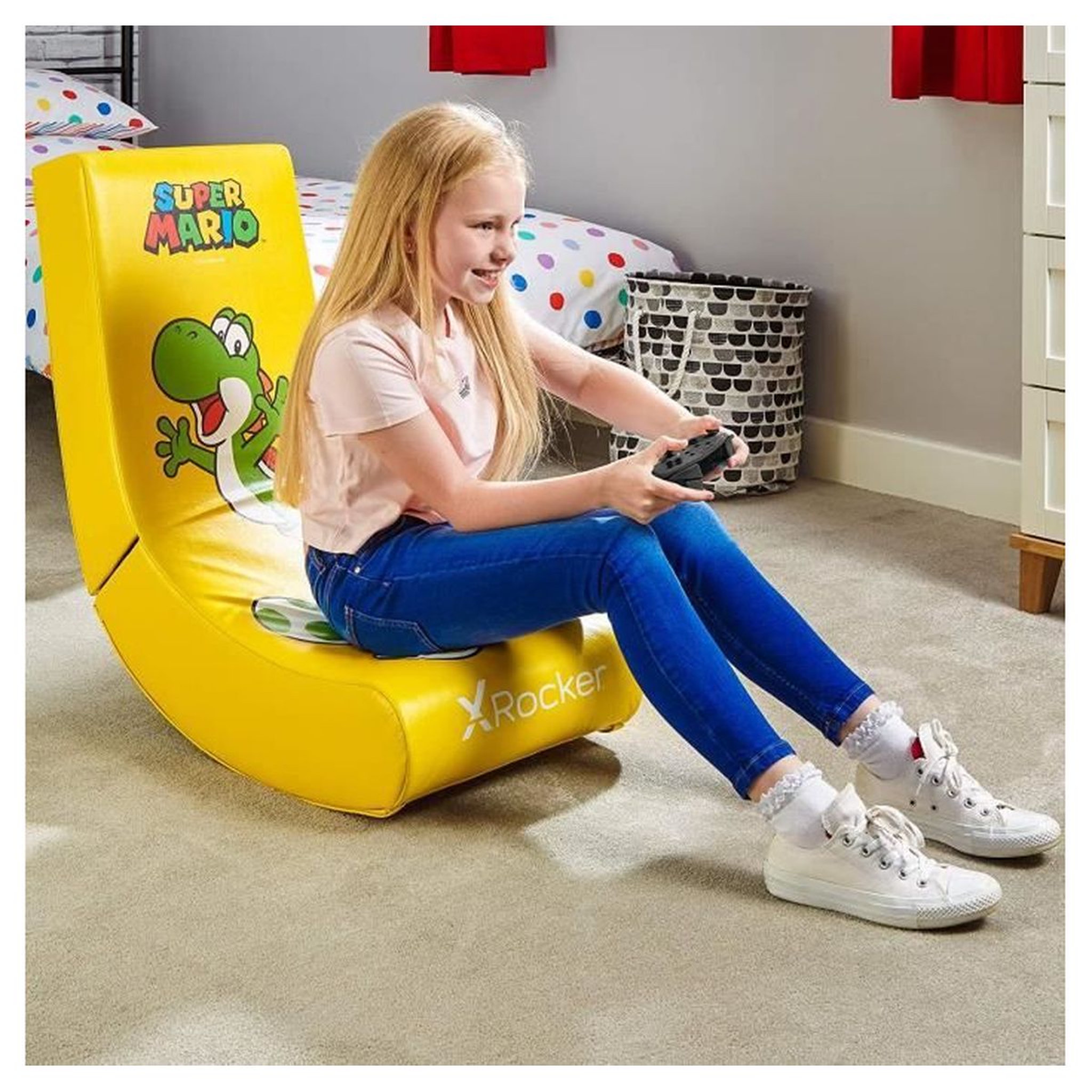 Voir la diapositive 4 : Fauteuil à Bascule Yoshi Super Mario