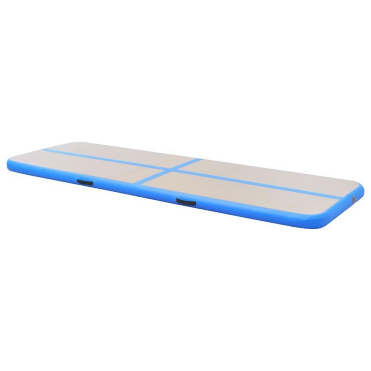 VIDAXL Tapis gonflable de gymnastique avec pompe 300x100x10cm PVC Bleu