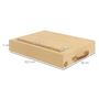 Voir la diapositive 3 : VINSETTO Mallette chevalet professionnel de table inclinaison réglable 3 compartiments de rangement bois de hêtre