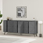 Voir la diapositive 3 : Habitat et Jardin Buffet en bois  Dune  - 183 x 35 x 77 cm - Anthracite