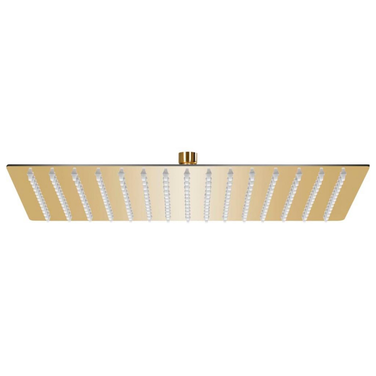 VIDAXL Pomme de douche pluie Inox 40x30 cm Rectangulaire Dore