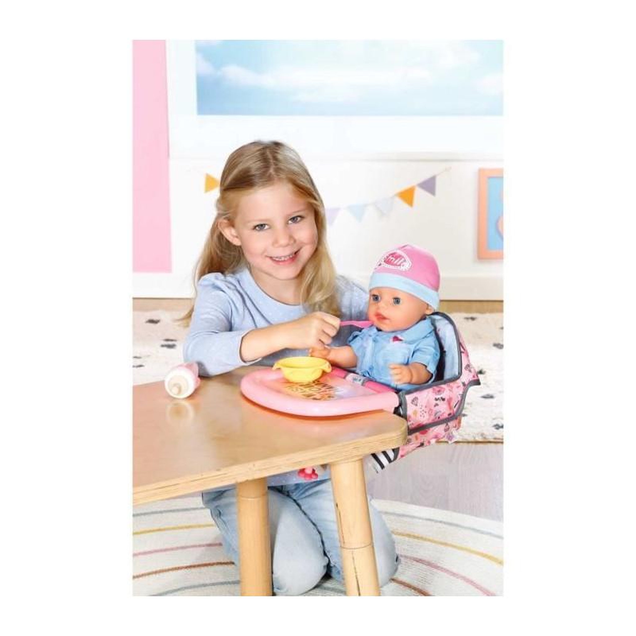 Voir la diapositive 4 : NEW BORN BABY Baby Born - Siege de table - Accessoires pour poupon - Des 3 ans