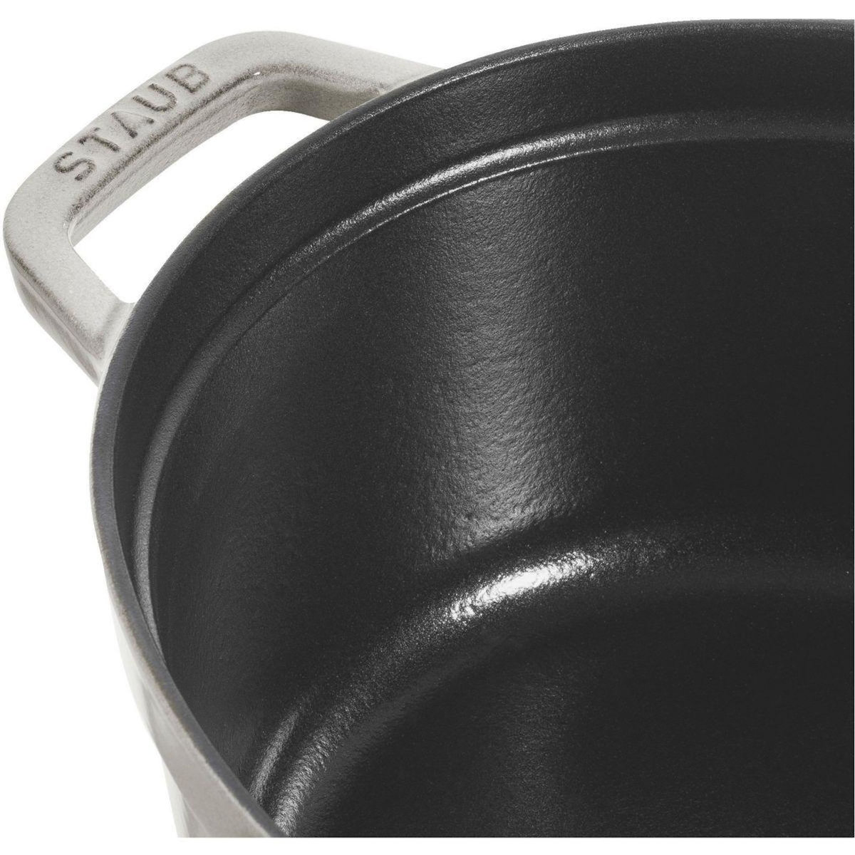 Staub Cocotte 33 cm Truffe blanche fonte