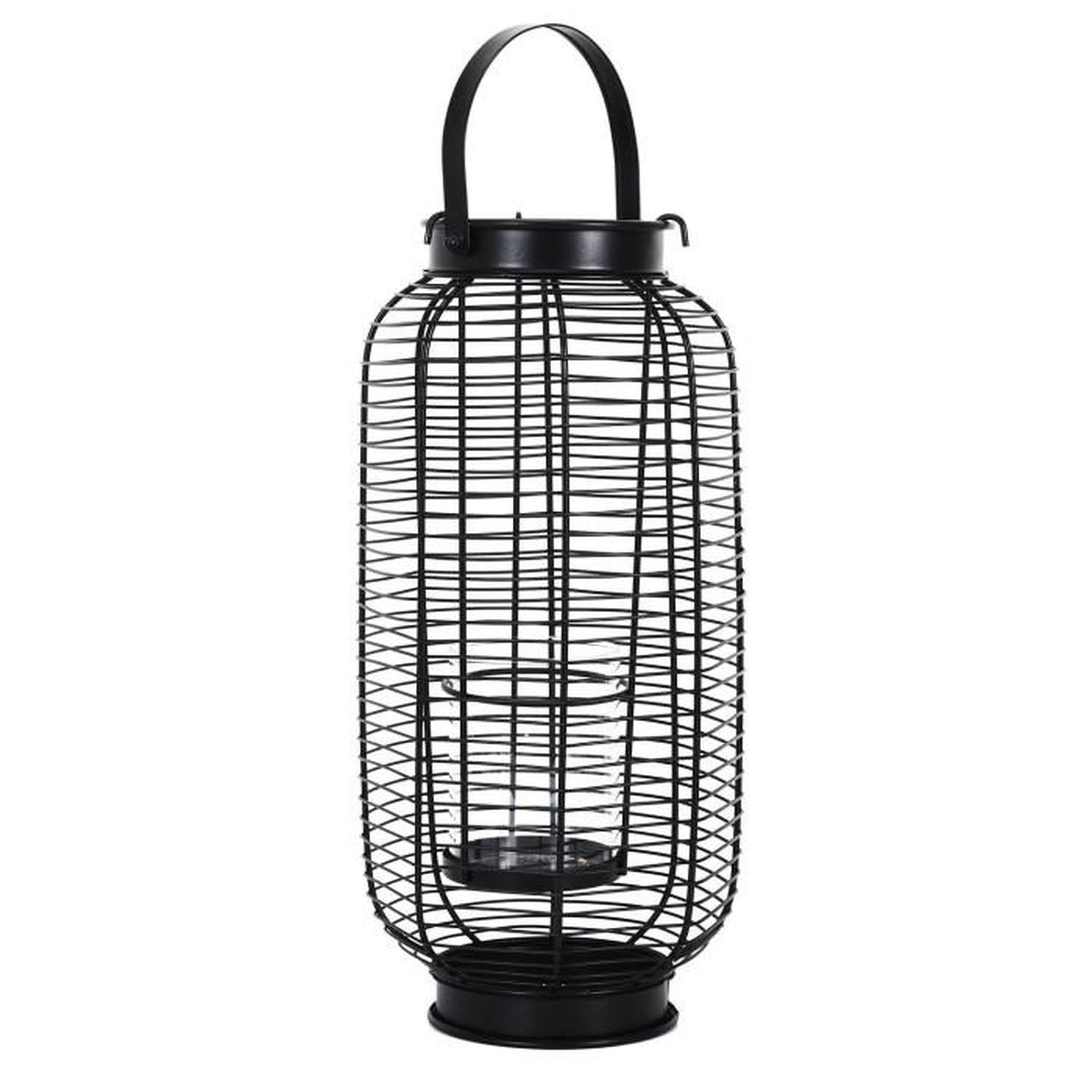 Paris Prix Lanterne en Métal  Filaire  42cm Noir