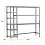 Voir la diapositive 2 : Concept rangement de garage MODULÖ STORAGE SYSTEME EXTENSION 2 étagères 9 plateaux longueur 200 cm
