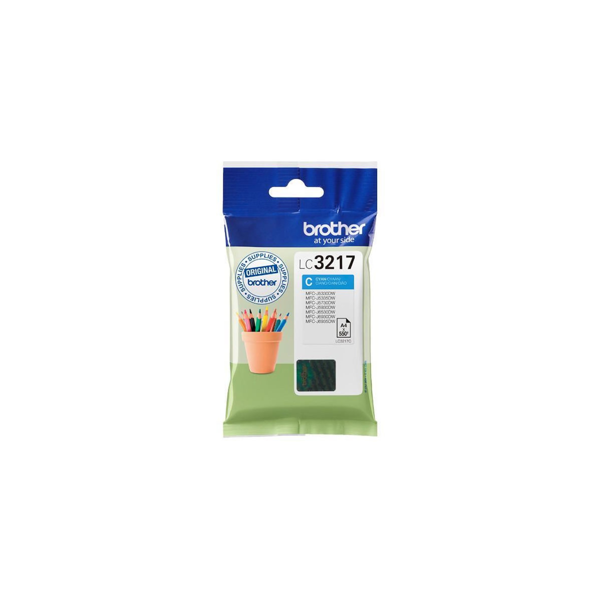 Brother BROTHER Cartouche LC-3217C - Cyan