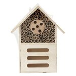  Maison à insectes en bois 18 x 9 x 14 cm