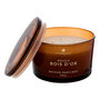 Voir la diapositive 2 : ATMOSPHERA Bougie Parfumée en Verre  Glowy  440g Bois d'Or
