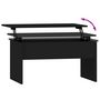 Voir la diapositive 6 : VIDAXL Table basse noir 80x50,5x41,5 cm bois d ingénierie