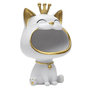 Voir la diapositive 1 : Paris Prix Vide-Poche Statue  Chat  25cm Blanc