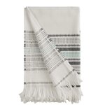 Sensei Maison Fouta serviette de plage 100x180 cm BODRUM. Coloris disponibles : Beige, Gris