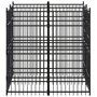 Voir la diapositive 3 : VIDAXL Chenil d'exterieur pour chiens Acier 3,69 m²