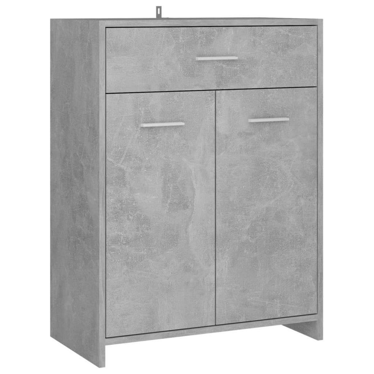 VIDAXL Armoire de salle de bain gris beton 60x33x80 cm bois ingenierie
