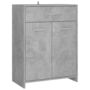 Voir la diapositive 2 : VIDAXL Armoire de salle de bain gris beton 60x33x80 cm bois ingenierie