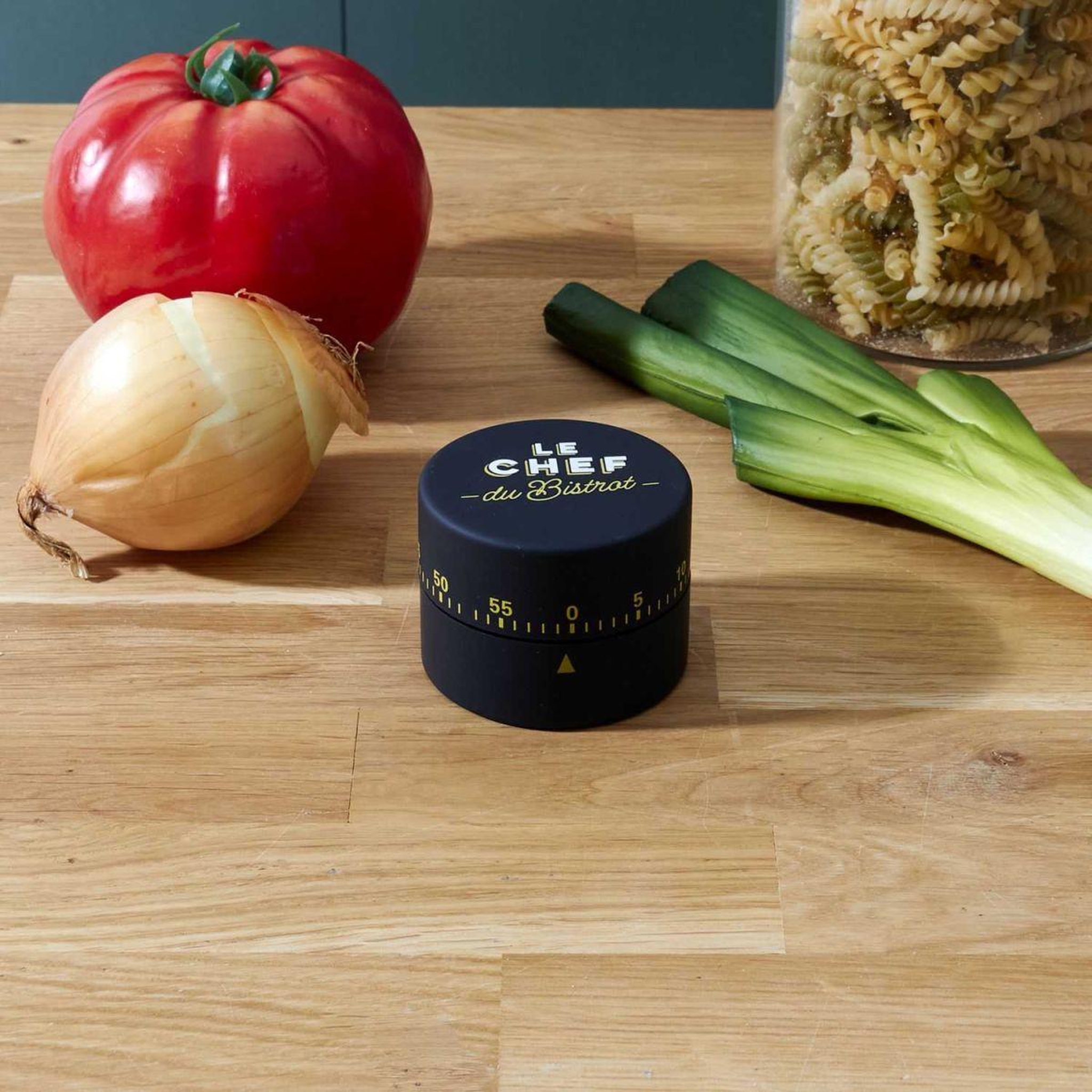 Voir la diapositive 2 : COOK CONCEPT Minuteur Mécanique  Bistrot  5cm Noir