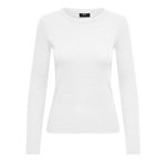 JACQUELINE DE YONG T Shirt Manches  ongues  Femme JDY  ucky. Coloris disponibles : Blanc