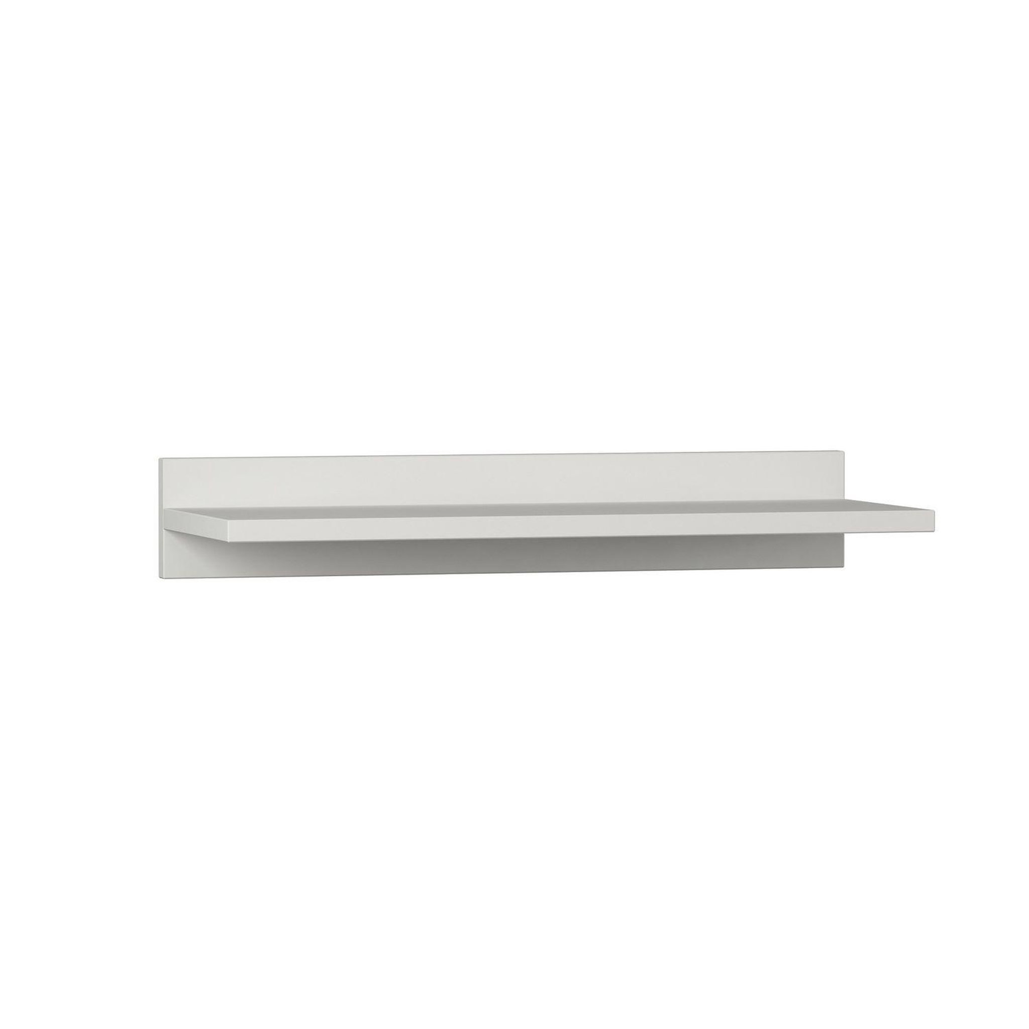 Voir la diapositive 1 : TOILINUX Etagère murale simple L.60 cm - Blanc