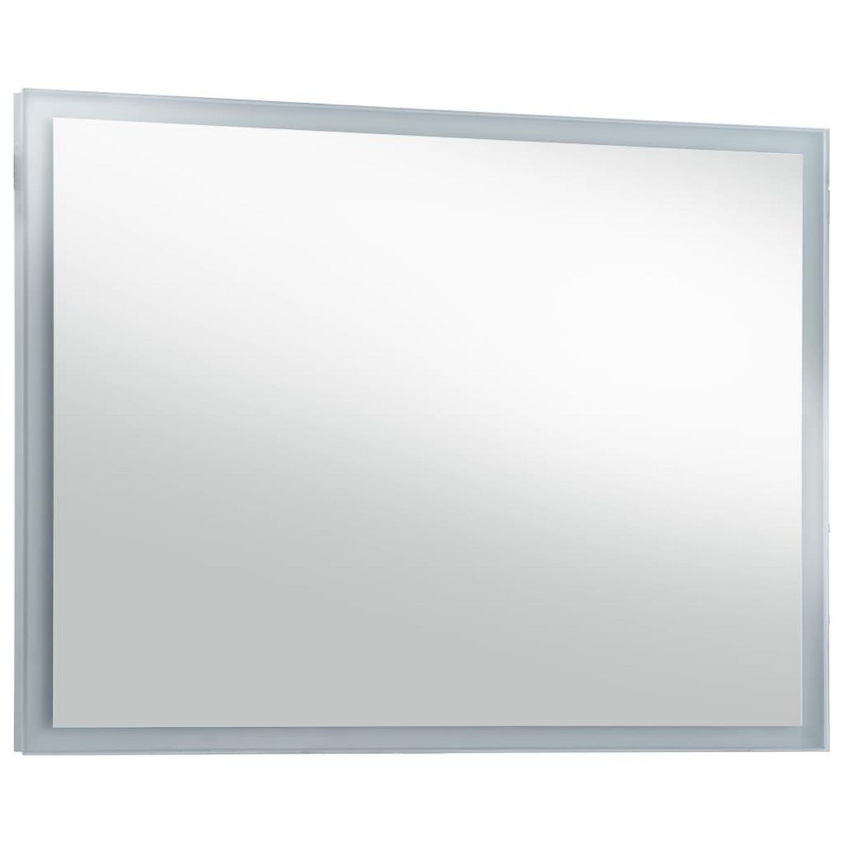 VIDAXL Miroir mural a LED pour salle de bains 100x60 cm