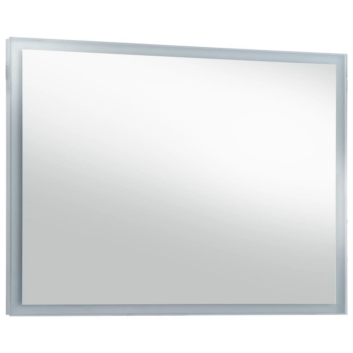 VIDAXL Miroir mural a LED pour salle de bains 100x60 cm