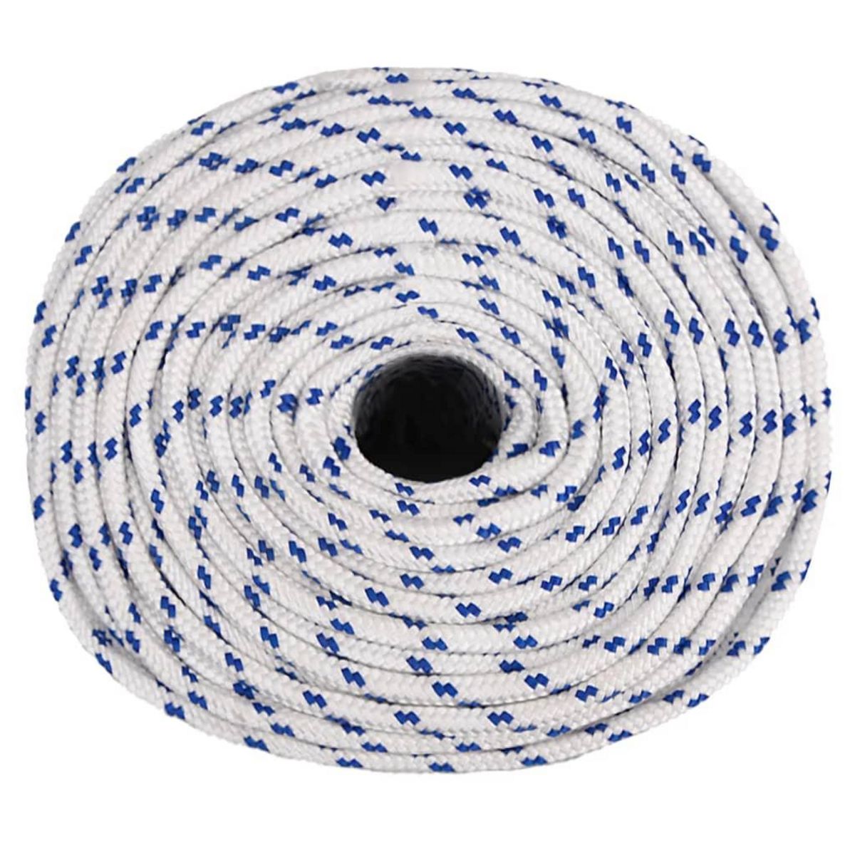 VIDAXL Corde de bateau Blanc 10 mm 100 m Polypropylene