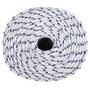 Voir la diapositive 3 : VIDAXL Corde de bateau Blanc 10 mm 100 m Polypropylene