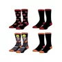 FREEGUN Lot de 4 paires de chaussettes homme Naruto Shippuden