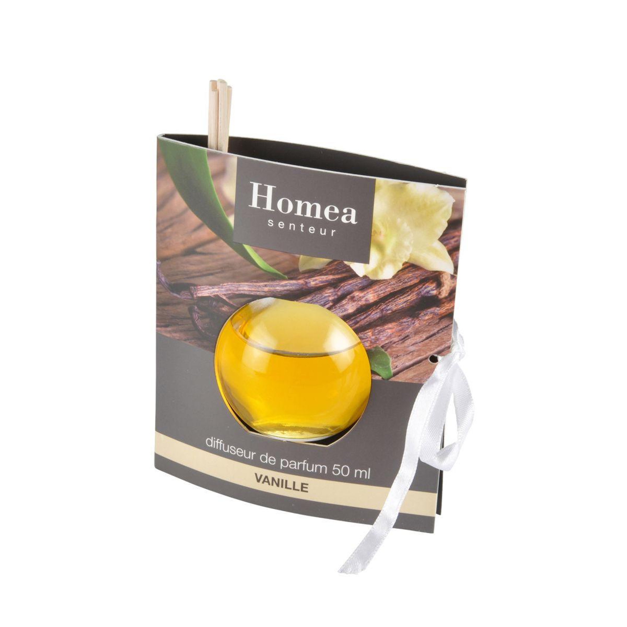 Voir la diapositive 2 : HOMEA Diffuseur de parfum  boule  50ml vanille