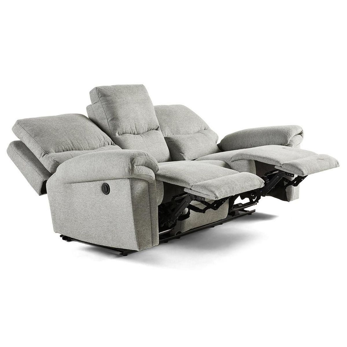 BEST MOBILIER Jasmin - canapé relax électrique 2 et 3 places - en tissu