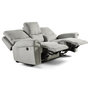 Voir la diapositive 3 : BEST MOBILIER Jasmin - canapé relax électrique 2 et 3 places - en tissu