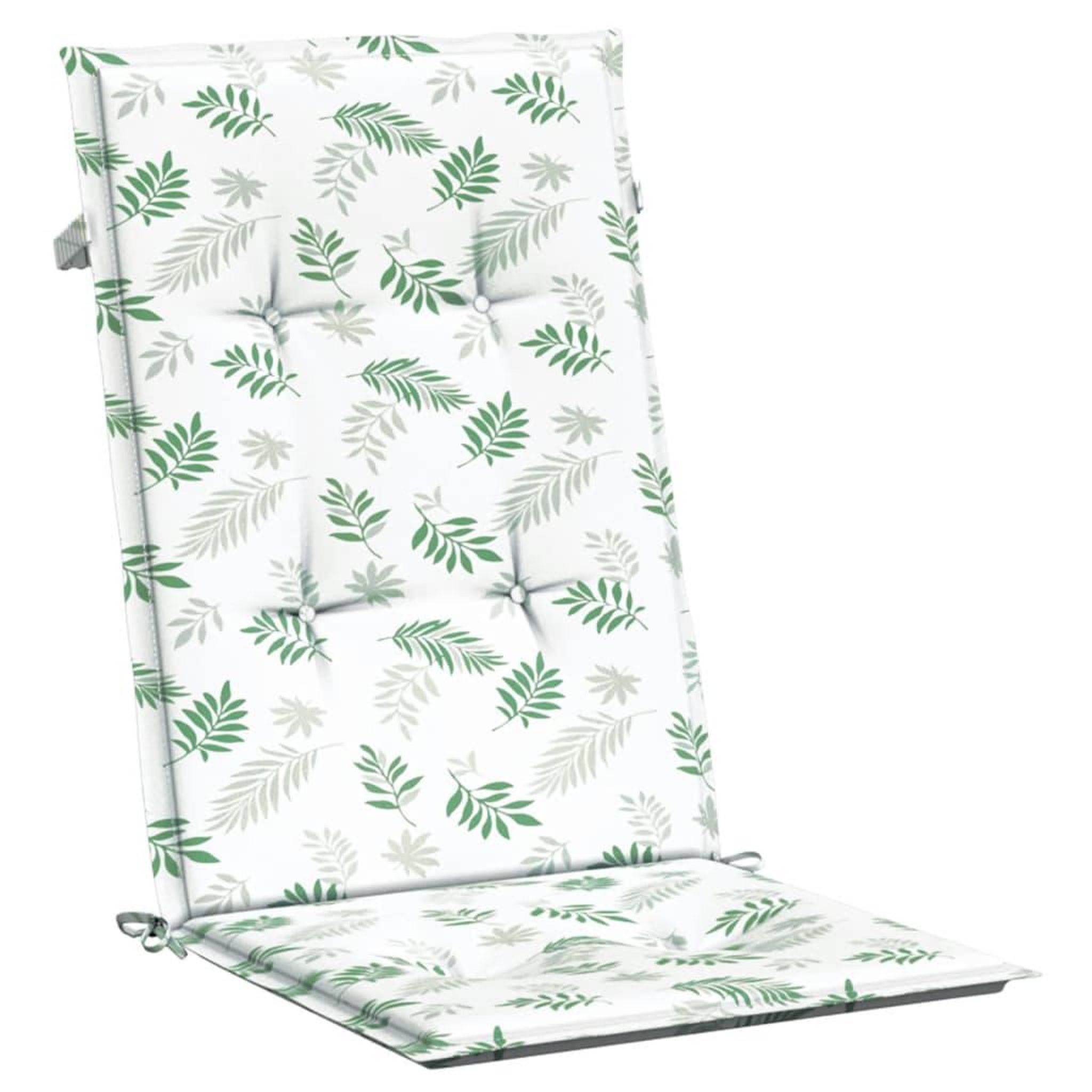 Voir la diapositive 5 : VIDAXL Coussins de chaise a dossier haut lot de 4 modele de feuille
