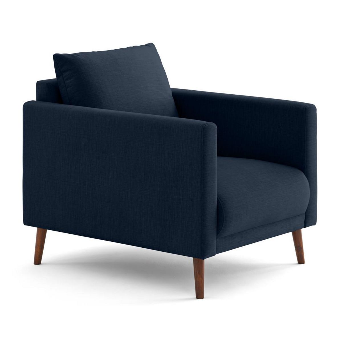 LISA DESIGN Ostrava - fauteuil en velours pieds en bois