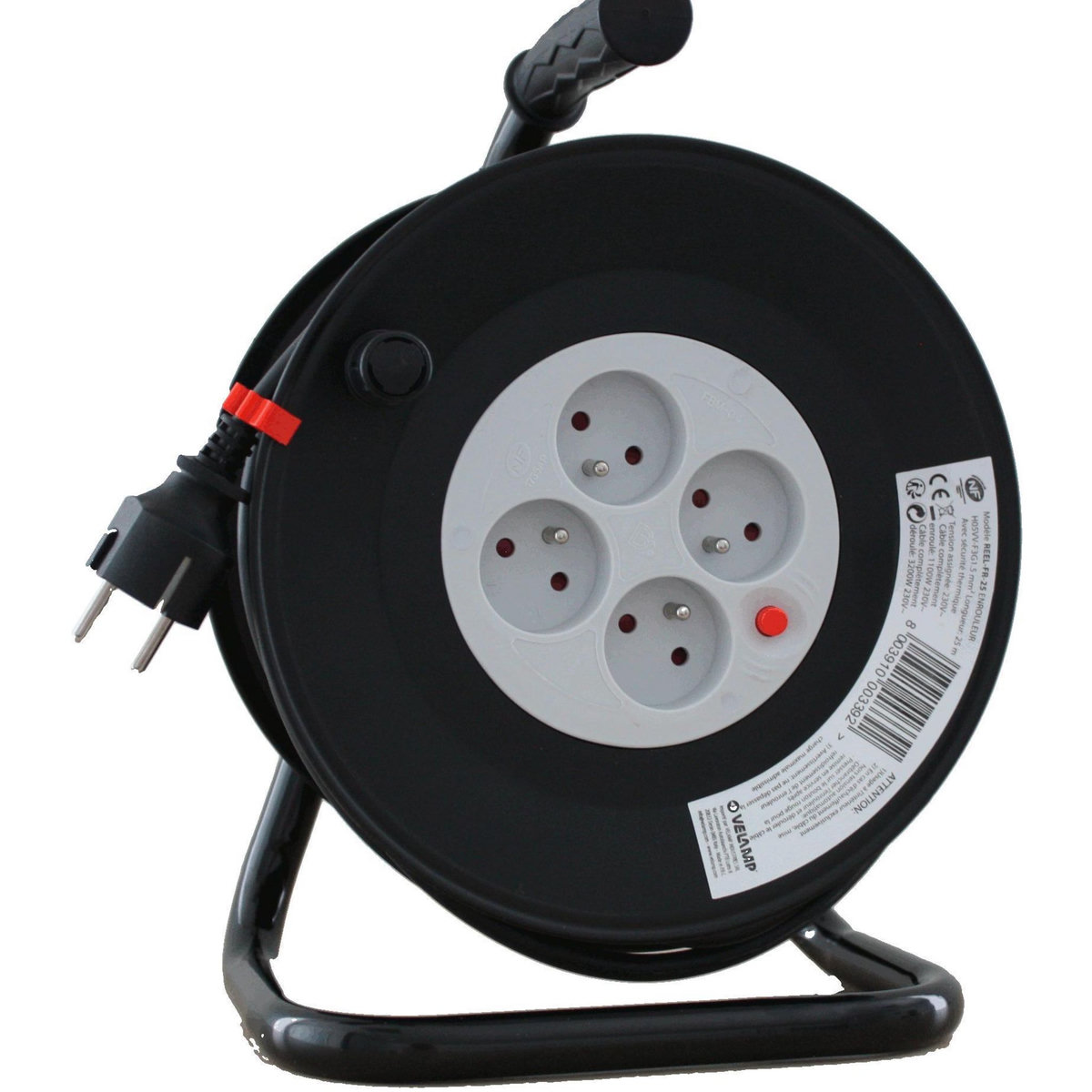 VELAMP Enrouleur de bricolage de 25m