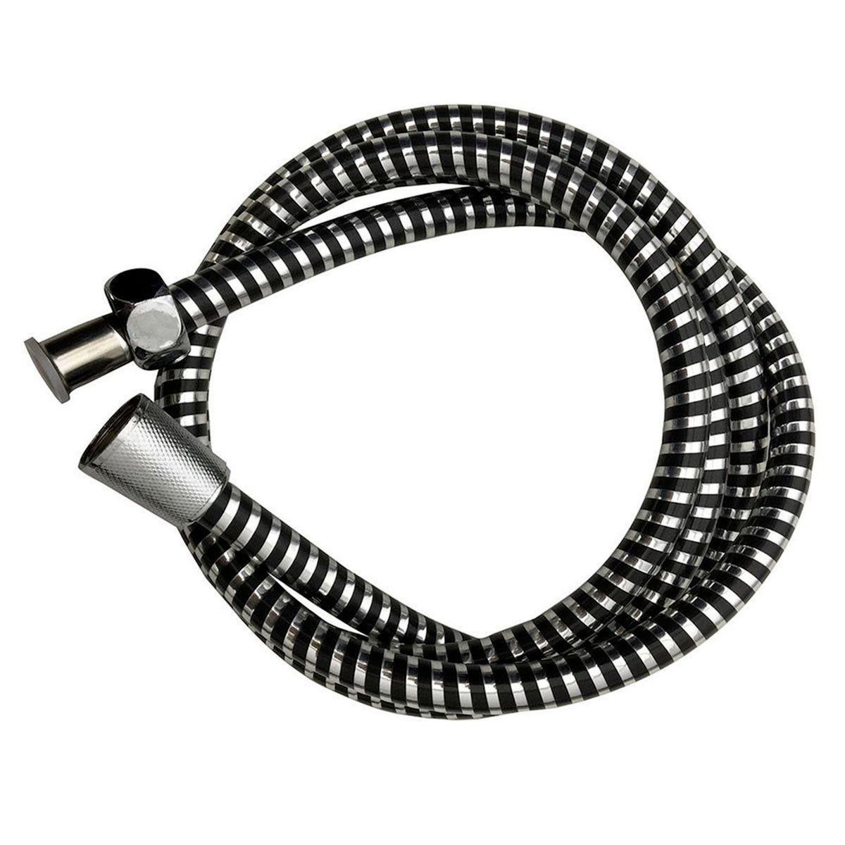 Paris Prix Flexible de Douche en PVC  Hydro  2m Noir