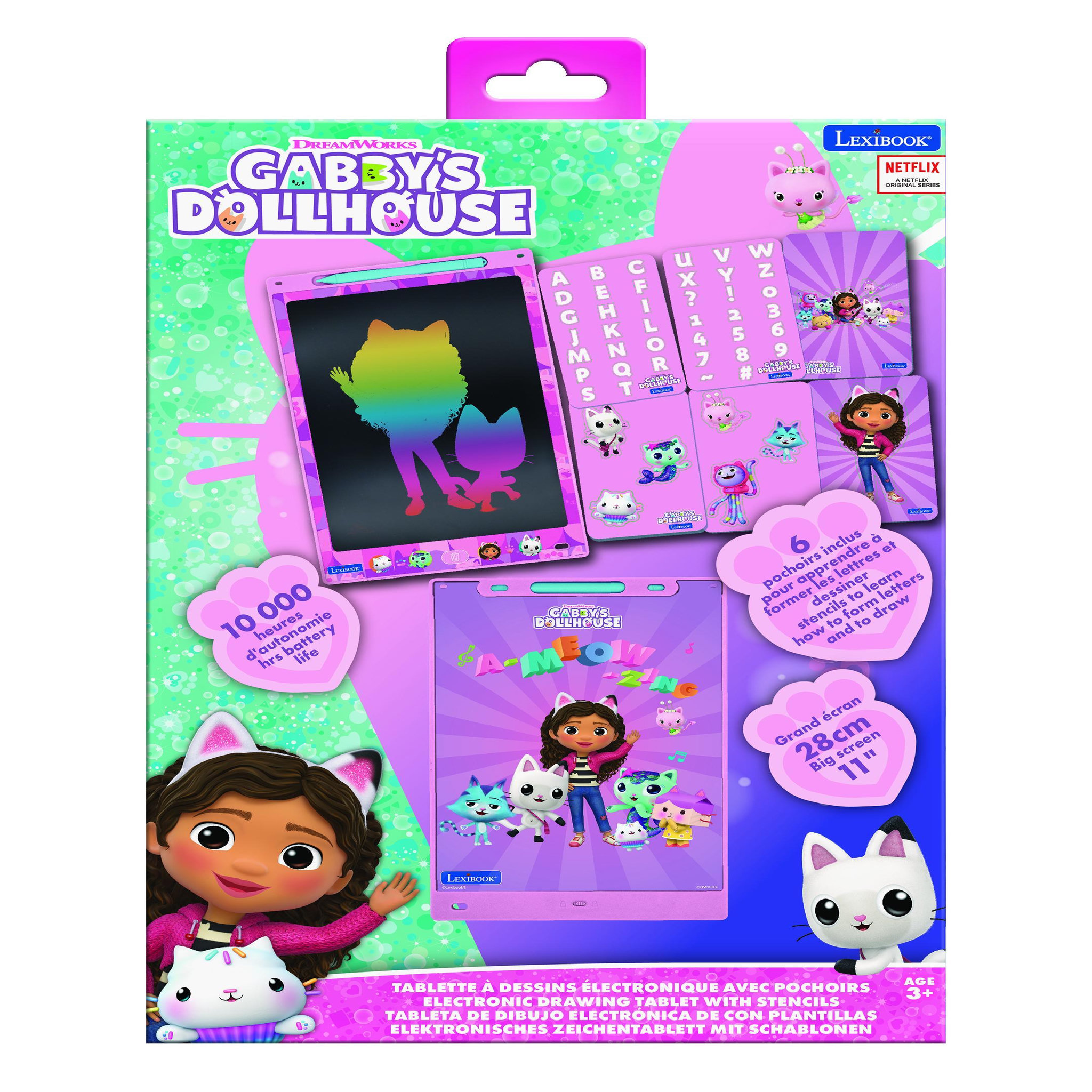 Voir la diapositive 4 : Lexibook Tablette à Dessins multicolore  Gabby et la maison magique