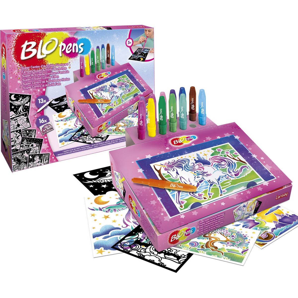 LANSAY Loisirs créatives - Blopens super centre activités féeriques 