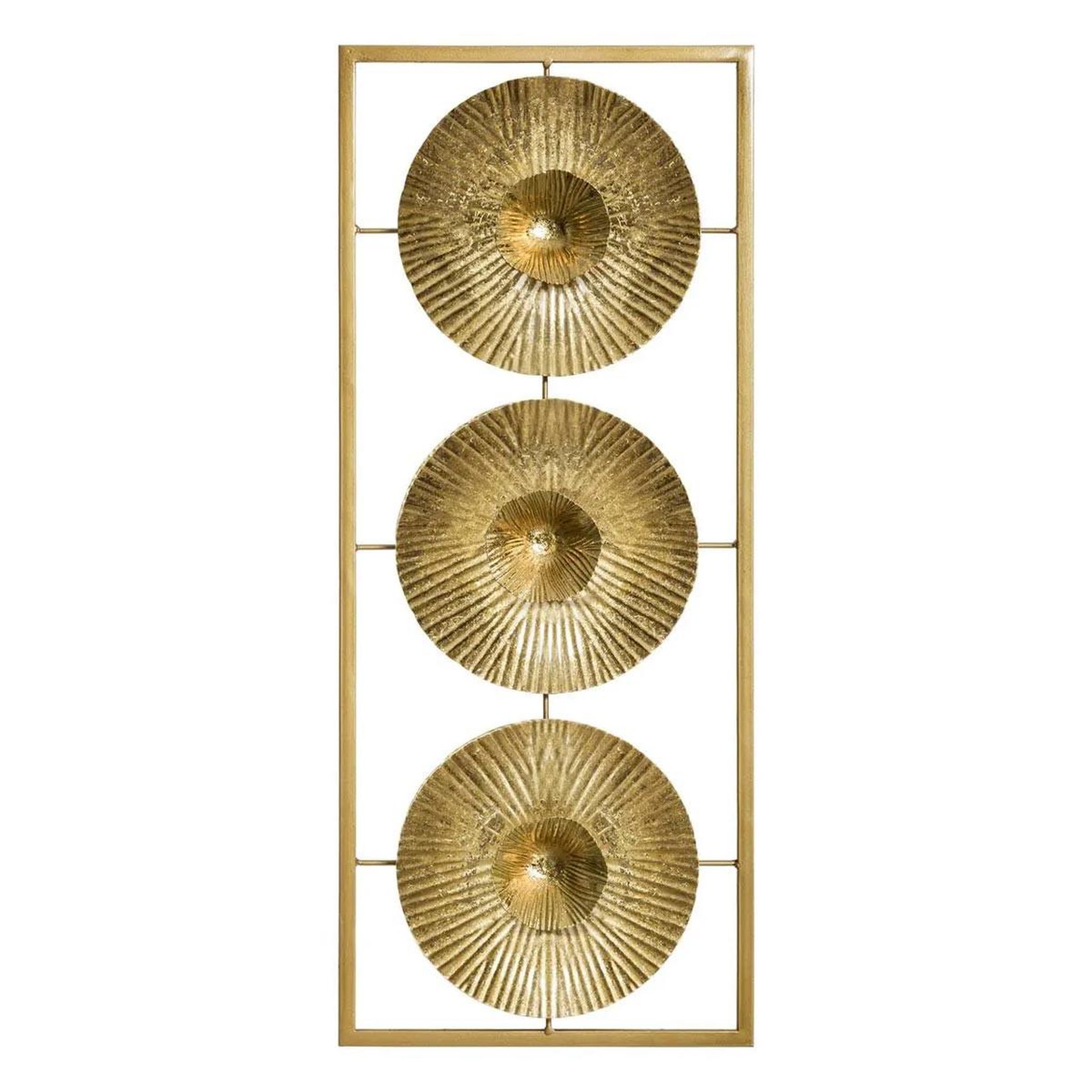 ATMOSPHERA Décoration murale en métal  doré  61cm or