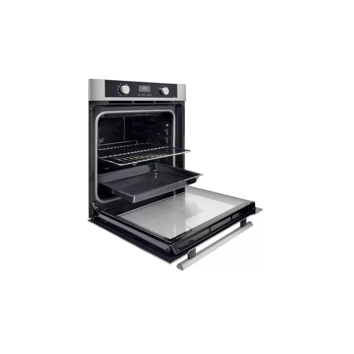 BRANDT Four intégrable multifonction 71l 59cm  pyrolyse inox - BOP5337X