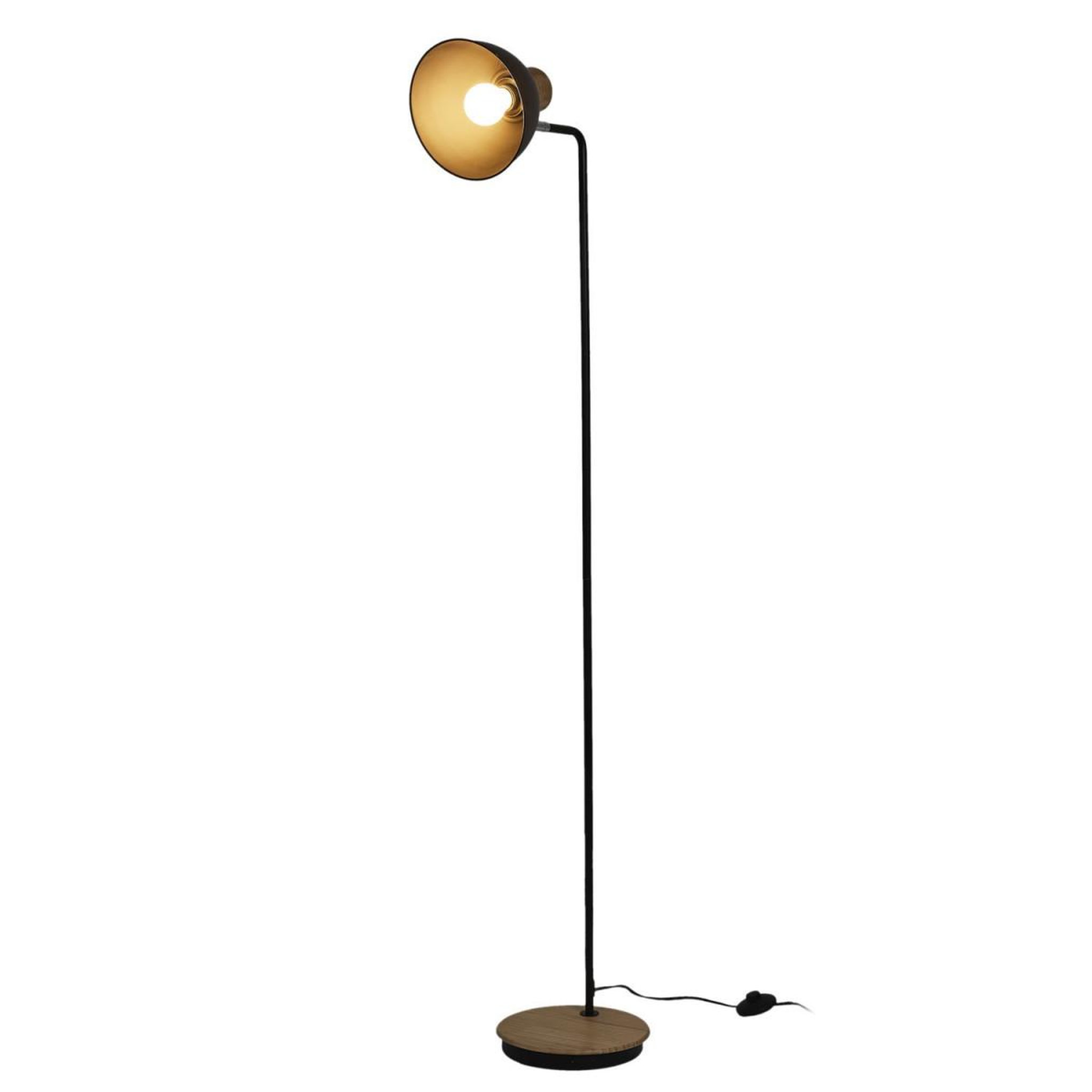 Voir la diapositive 3 : The Home Deco Factory Lampadaire industriel  jarred  145cm noir