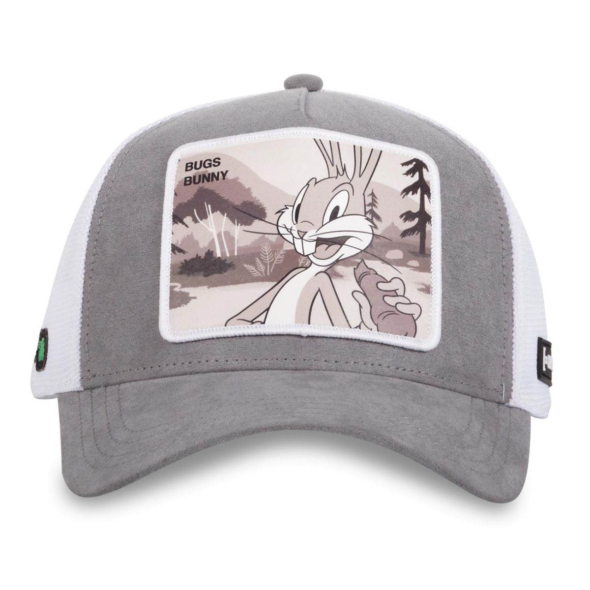 CAPSLAB Casquette homme trucker effet suedine finitions premium Looney Tunes