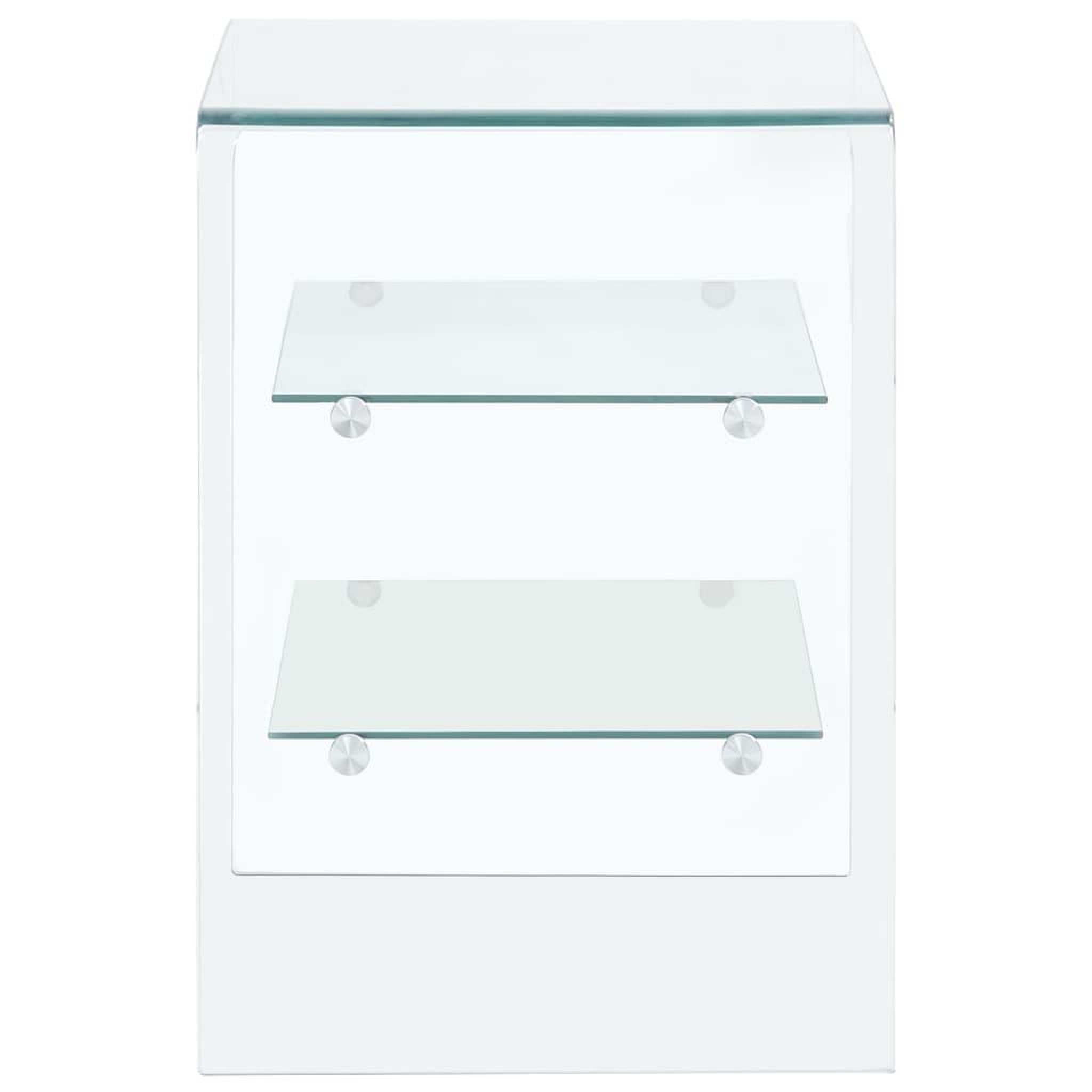 Voir la diapositive 3 : VIDAXL Table basse 50x40x56 cm Verre trempe