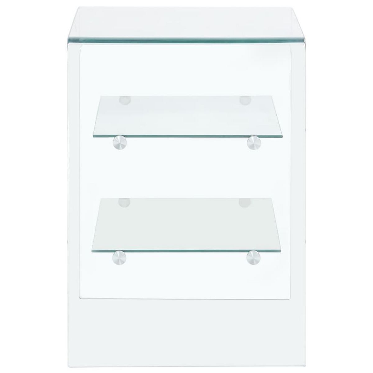 VIDAXL Table basse 50x40x56 cm Verre trempe