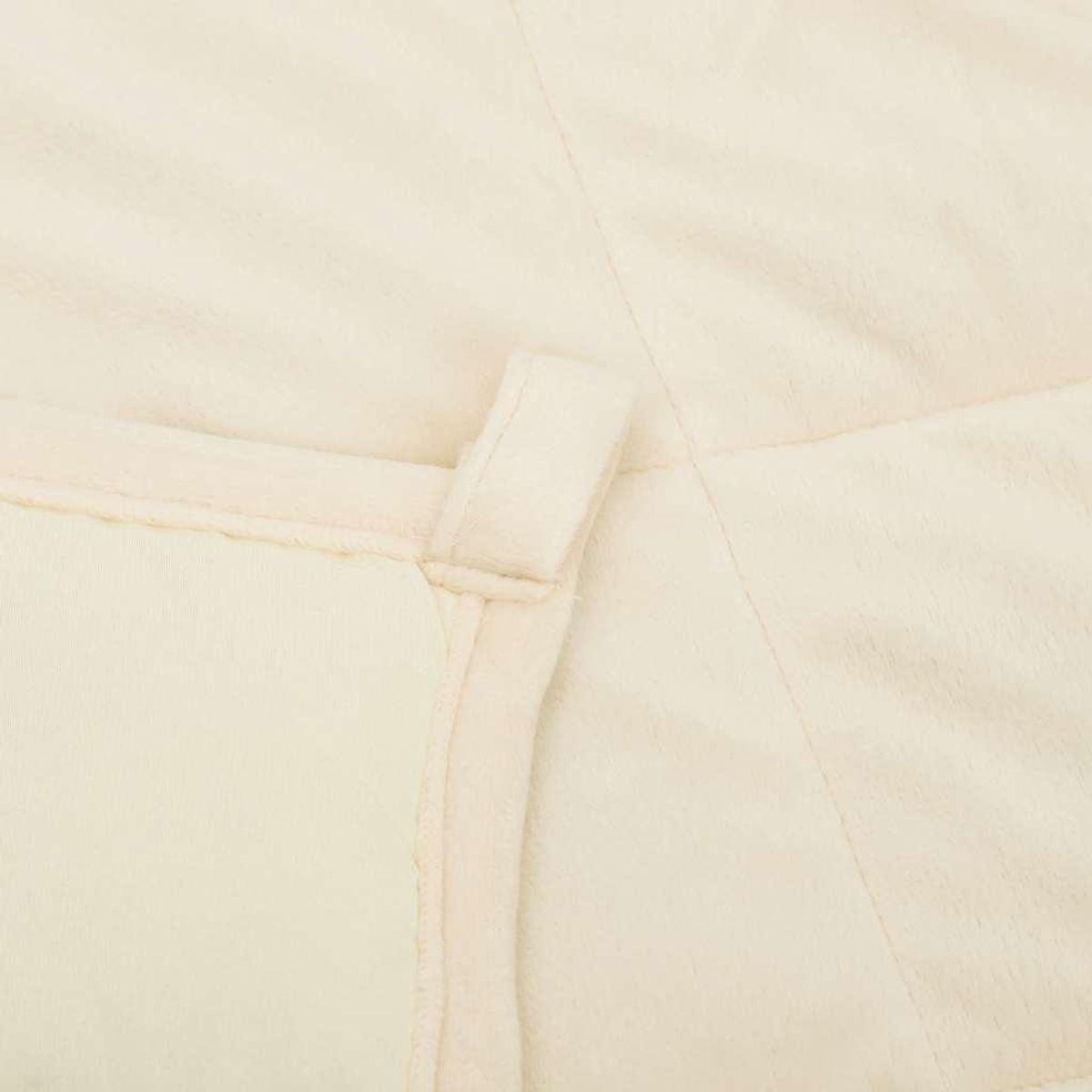 VIDAXL Couverture lestee Creme clair 150x200 cm 7 kg Tissu