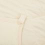 Voir la diapositive 5 : VIDAXL Couverture lestee Creme clair 150x200 cm 7 kg Tissu