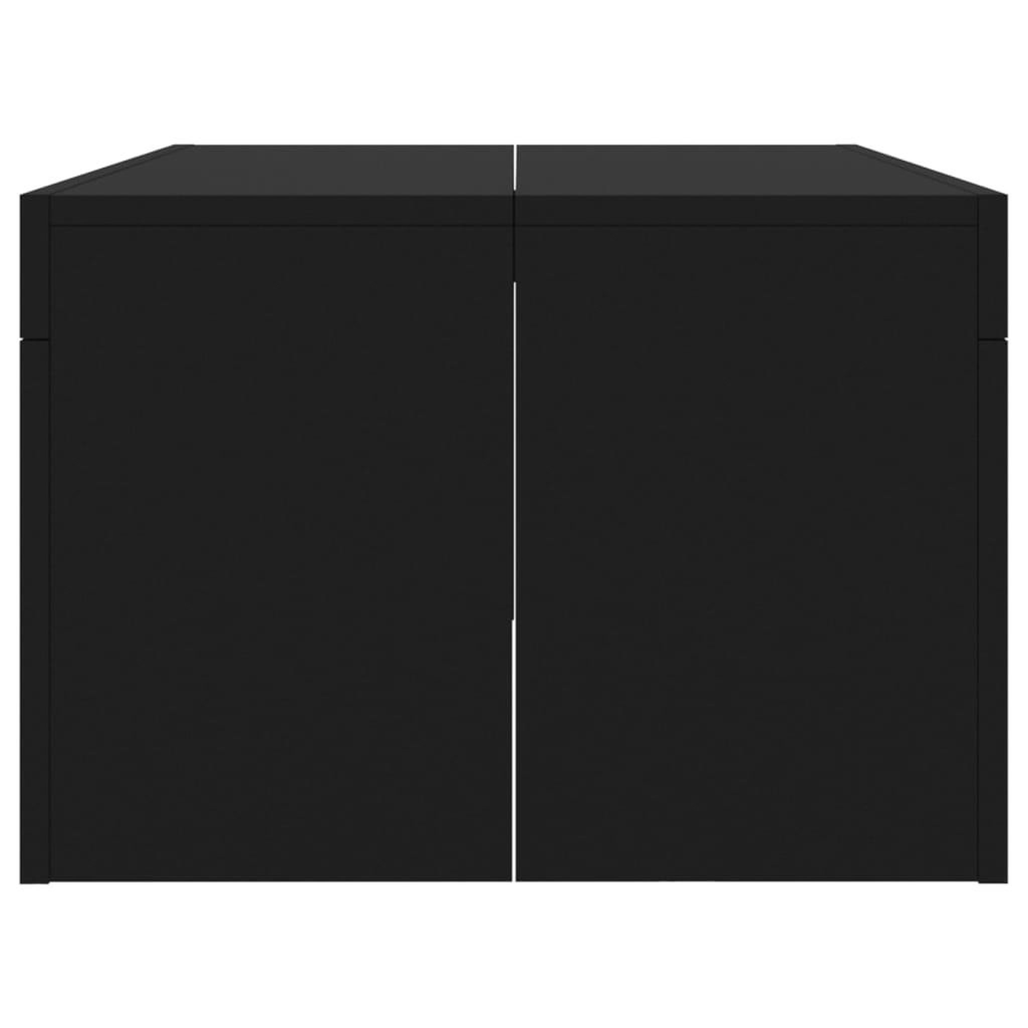 Voir la diapositive 5 : VIDAXL Table basse noir 102x50x36 cm bois d'ingenierie