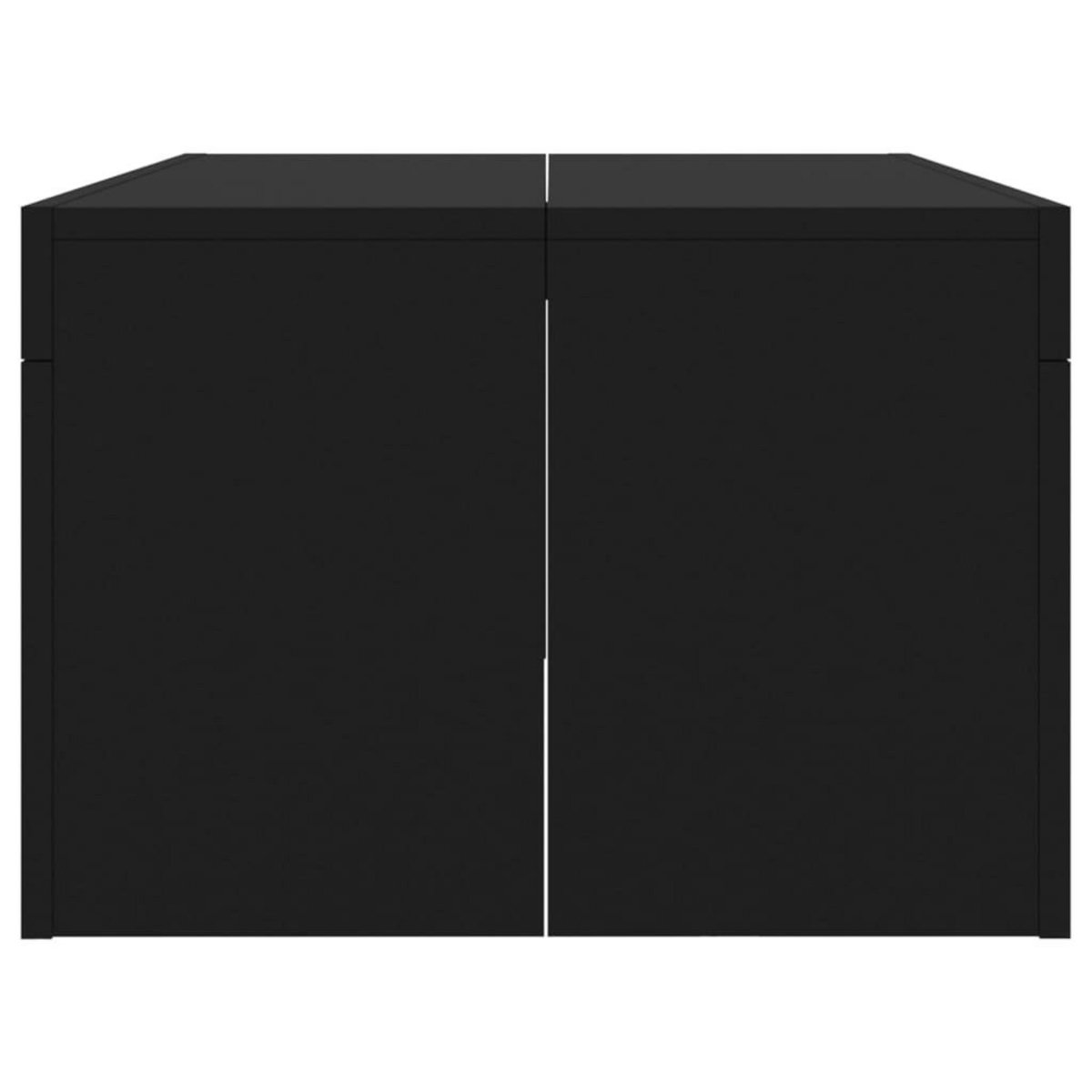 VIDAXL Table basse noir 102x50x36 cm bois d'ingenierie