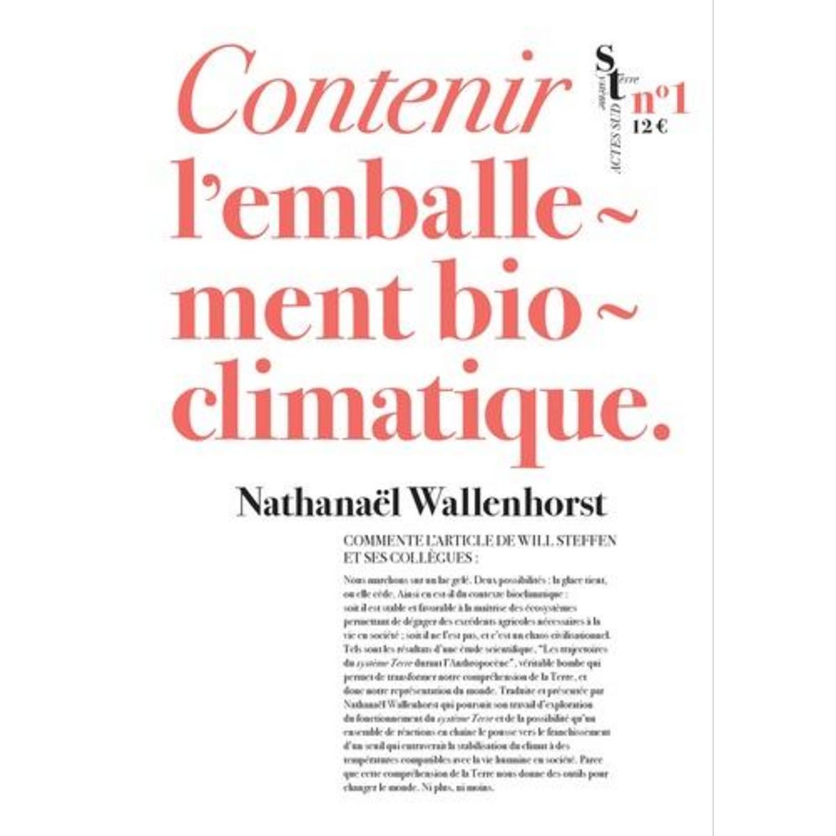CONTENIR L'EMBALLEMENT BIOCLIMATIQUE, Wallenhorst Nathanaël