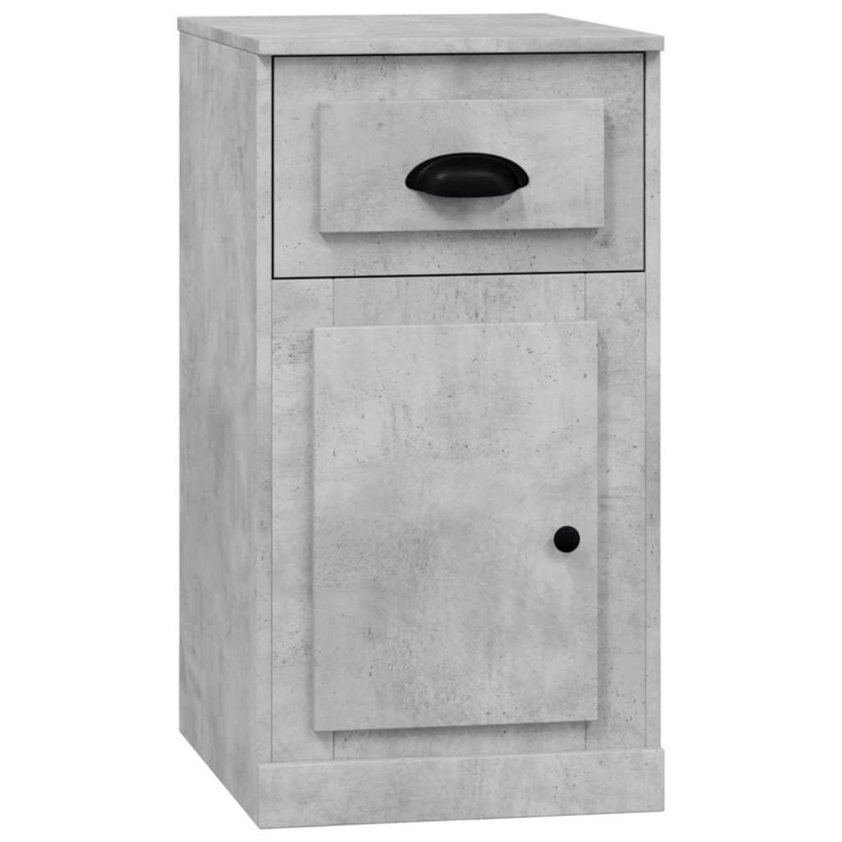 VIDAXL Armoire laterale avec tiroir gris beton 40x50x75 cm